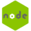 logo node js, permet d'émuler un serveur