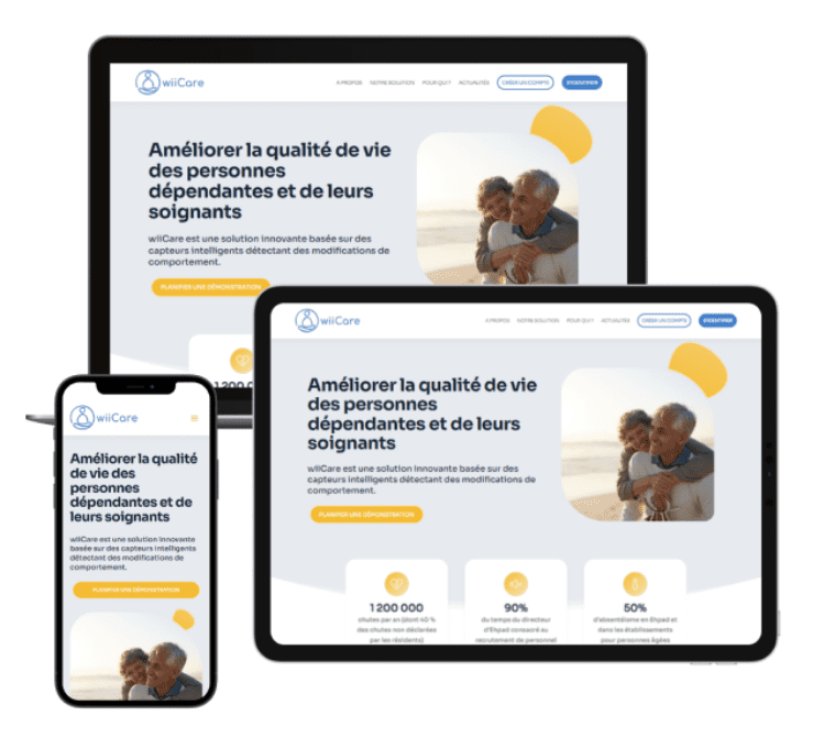 Projet entre wiiCare et OpenMyDiv agence web à Paris