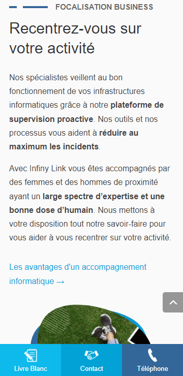 Création, optimisation, administration de site Internet. Performance et innovation à votre service !