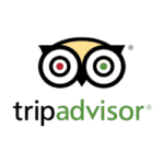 Logo de TripAdvisor, plateforme de recommandations pour les voyageurs à la recherche de gîtes et locations