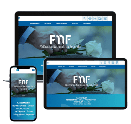 Projet entre FNF – Fédération Nationale du funéraire et OpenMyDiv agence web à Paris