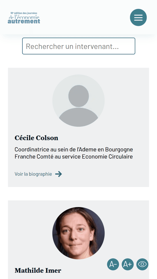 <p>Création de site événementiel WordPress</p>
 réalisé par l'agence web à Paris OpenMyDiv
