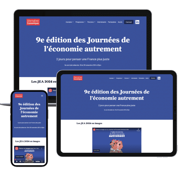 Site WordPress pour les Journées de l’Économie Autrement