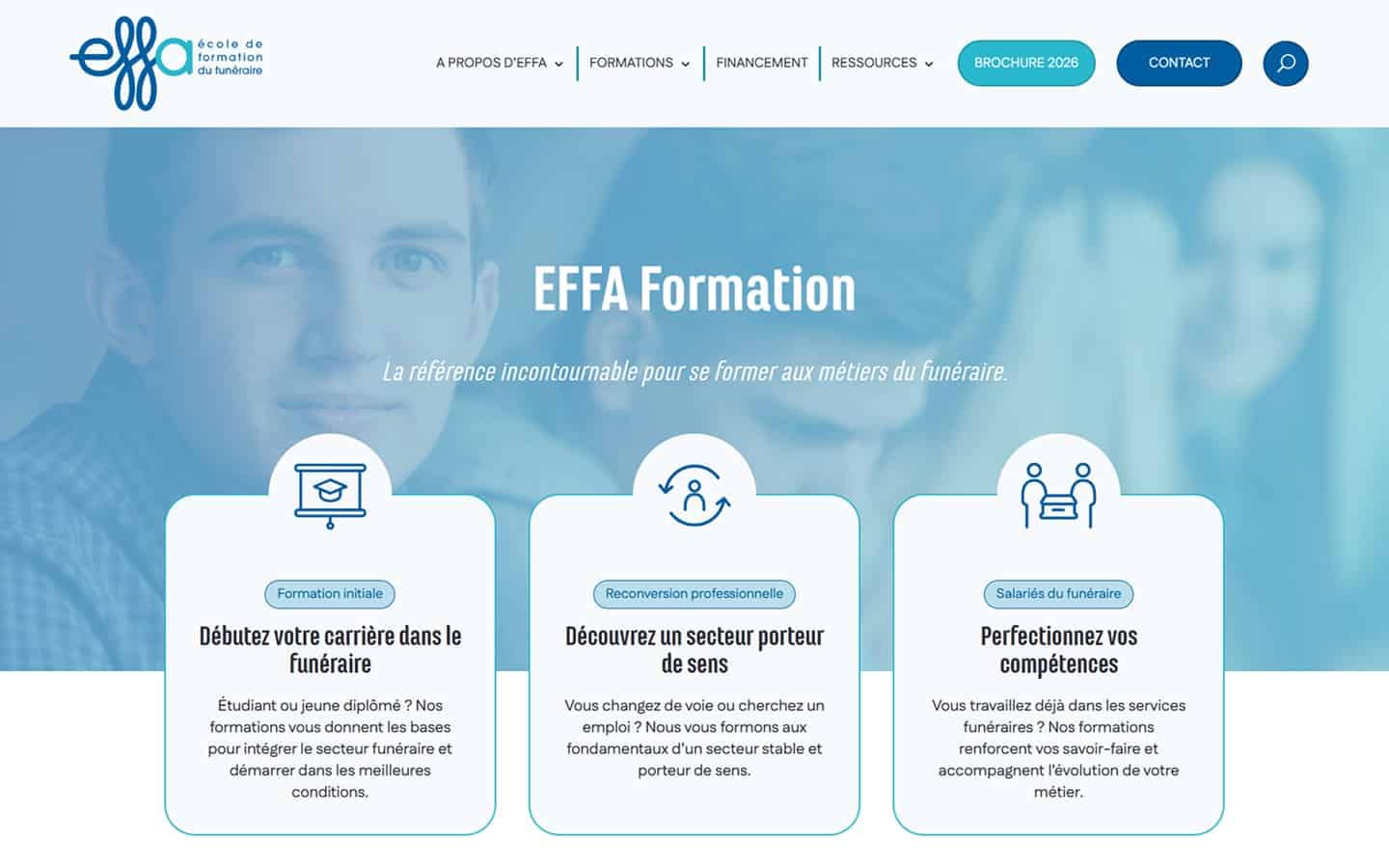 Refonte du site d'EFFA Formation