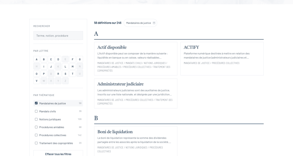 Un lexique pensé comme un outil, pas comme une page