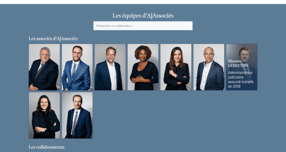 Des équipes que l'on retrouve par leur nom